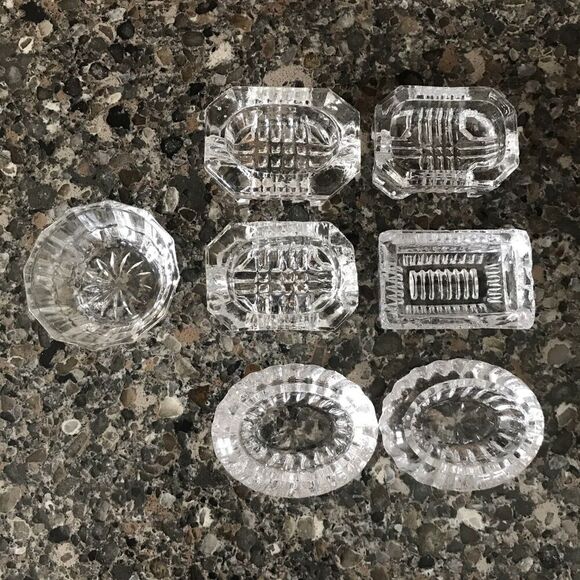 Vintage miniature salt holders, lot of 7 - Picture 1 of 7